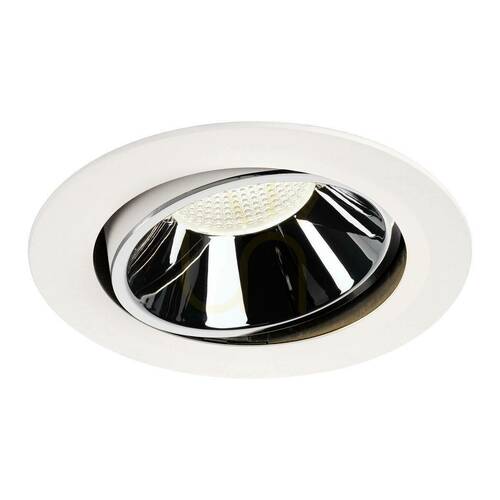 Check Recessed downlight SLV NUMINOS MOVE DL XL white/chrome 37.4W 4000K 1003765