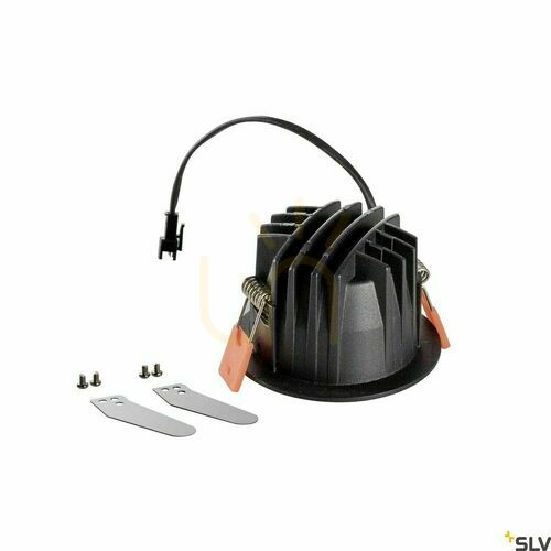 Check Recessed downlight SLV NUMINOS DL S black/chrome 8.6W 3000K 700lm 1003795