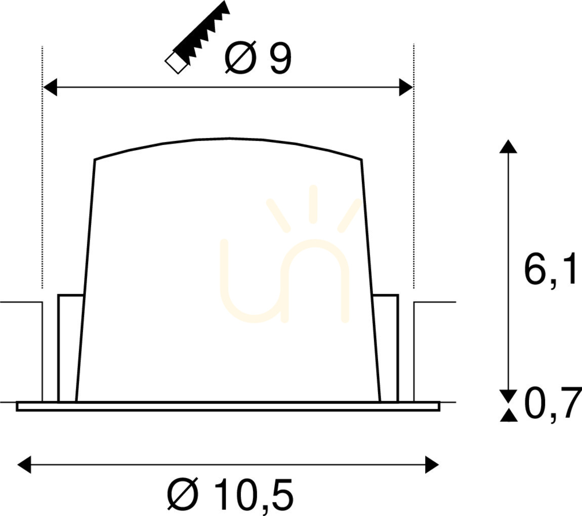 Preview Recessed Downlight SLV NUMINOS DL M White/Chrome 17.55W 4000K 1003906 Recessed Downlight SLV NUMINOS DL M White/Chrome 17.55W 4000K 1003906