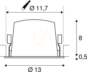 Recessed Downlight SLV NUMINOS DL L White/Chrome 3000K 2200lm 1003957 2 Recessed Downlight SLV NUMINOS DL L White/Chrome 3000K 2200lm 1003957 small 2