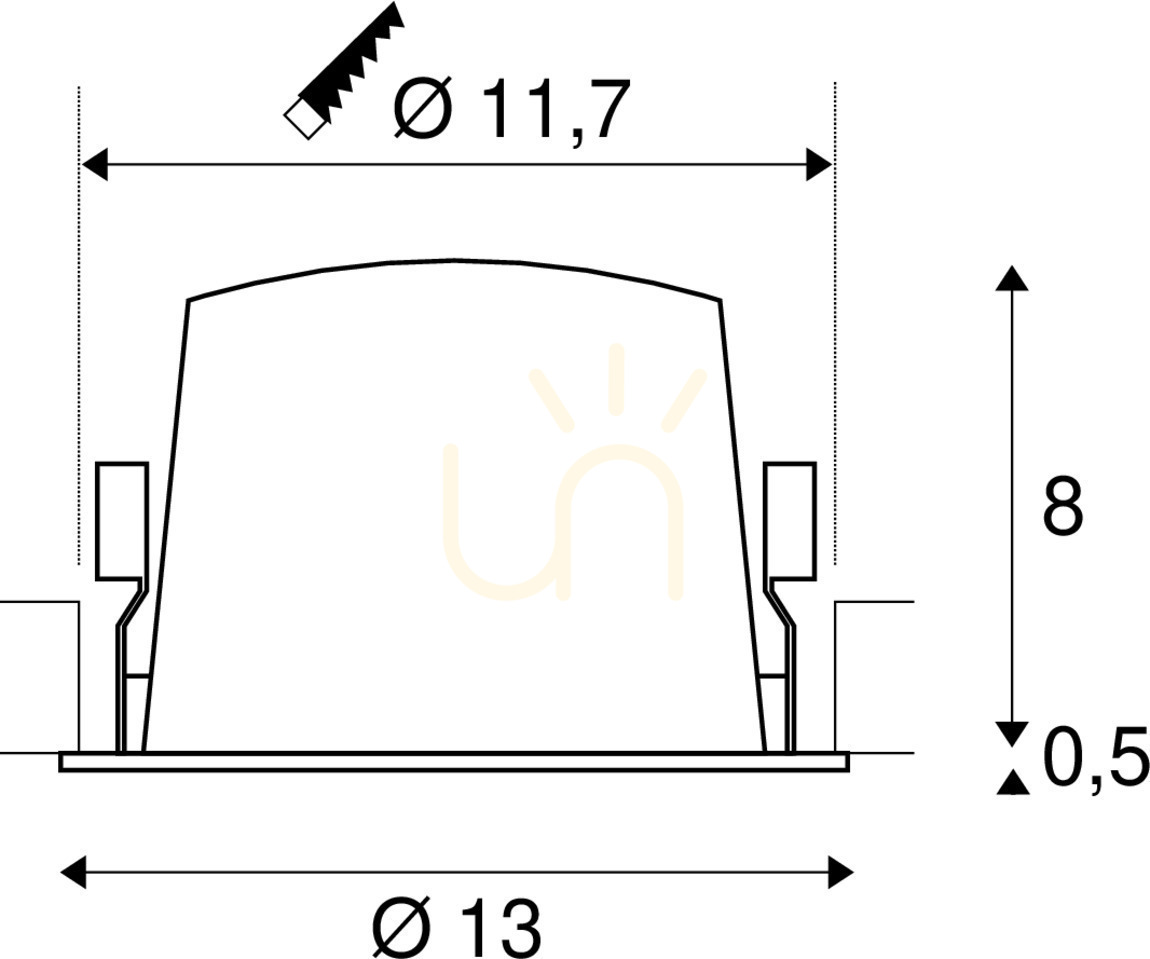 Preview Recessed Downlight SLV NUMINOS DL L White/Chrome 3000K 2200lm 1003957 Recessed Downlight SLV NUMINOS DL L White/Chrome 3000K 2200lm 1003957