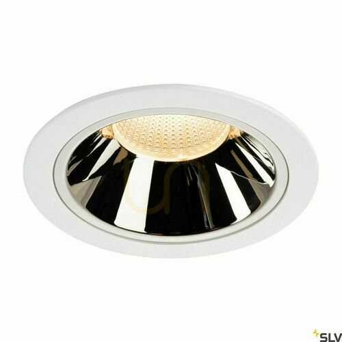 Check Recessed downlight SLV NUMINOS DL XL white/chrome 37.4W 2700K 1004005