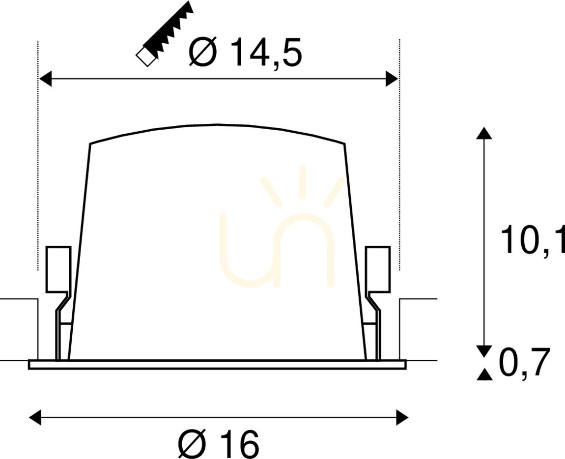 Preview Recessed Downlight SLV NUMINOS DL XL White/Black 3000K 37.4W 1004021 Recessed Downlight SLV NUMINOS DL XL White/Black 3000K 37.4W 1004021