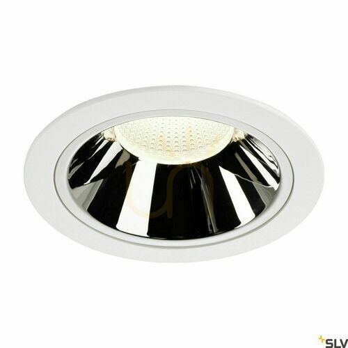 Check Recessed Downlight SLV NUMINOS DL XL White/Chrome 4000K 37.4W 1004053