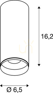 Ceiling Light SLV NUMINOS CL PHASE S Black 3000K 10.42W 1004131 6 Ceiling Light SLV NUMINOS CL PHASE S Black 3000K 10.42W 1004131 small 6