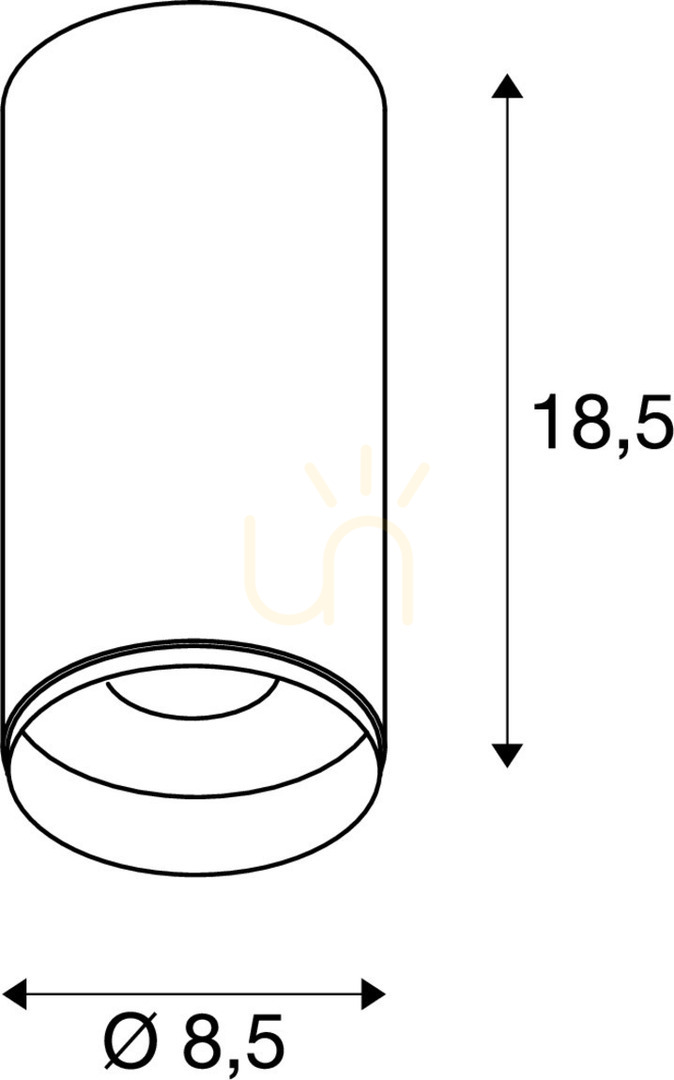 Display Ceiling Spotlight SLV NUMINOS CL PHASE M White/Black 20.1W 4000K 1004239 Ceiling Spotlight SLV NUMINOS CL PHASE M White/Black 20.1W 4000K 1004239