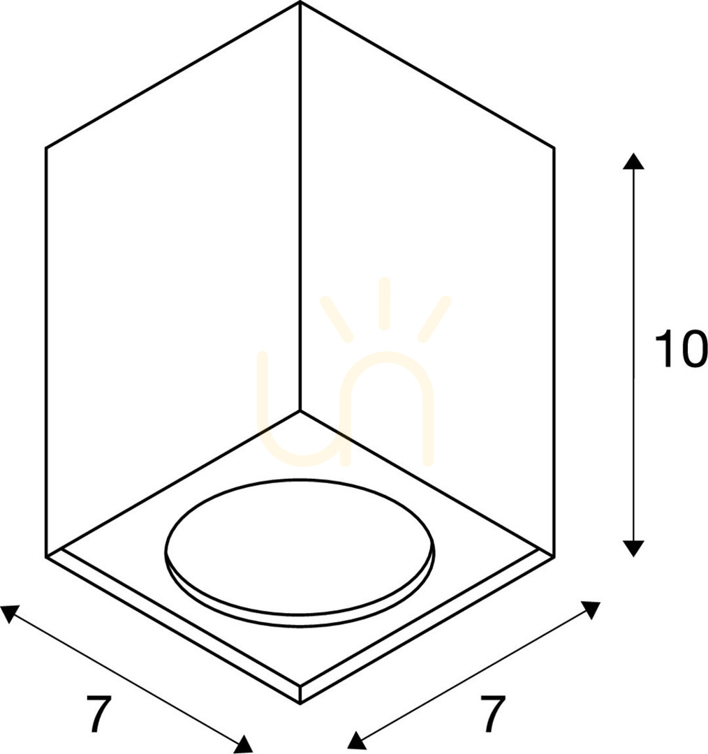 View Ceiling Light SLV ALTRA DICE White 35W 230V 151511 Ceiling Light SLV ALTRA DICE White 35W 230V 151511