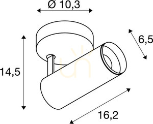 Ceiling Spotlight SLV NUMINOS Spot DALI S Black 3000K 10.42W 1004394 3 Ceiling Spotlight SLV NUMINOS Spot DALI S Black 3000K 10.42W 1004394 small 3