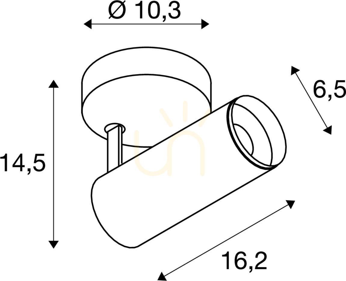 Display Ceiling Spotlight SLV NUMINOS Spot DALI S Black 3000K 10.42W 1004394 Ceiling Spotlight SLV NUMINOS Spot DALI S Black 3000K 10.42W 1004394