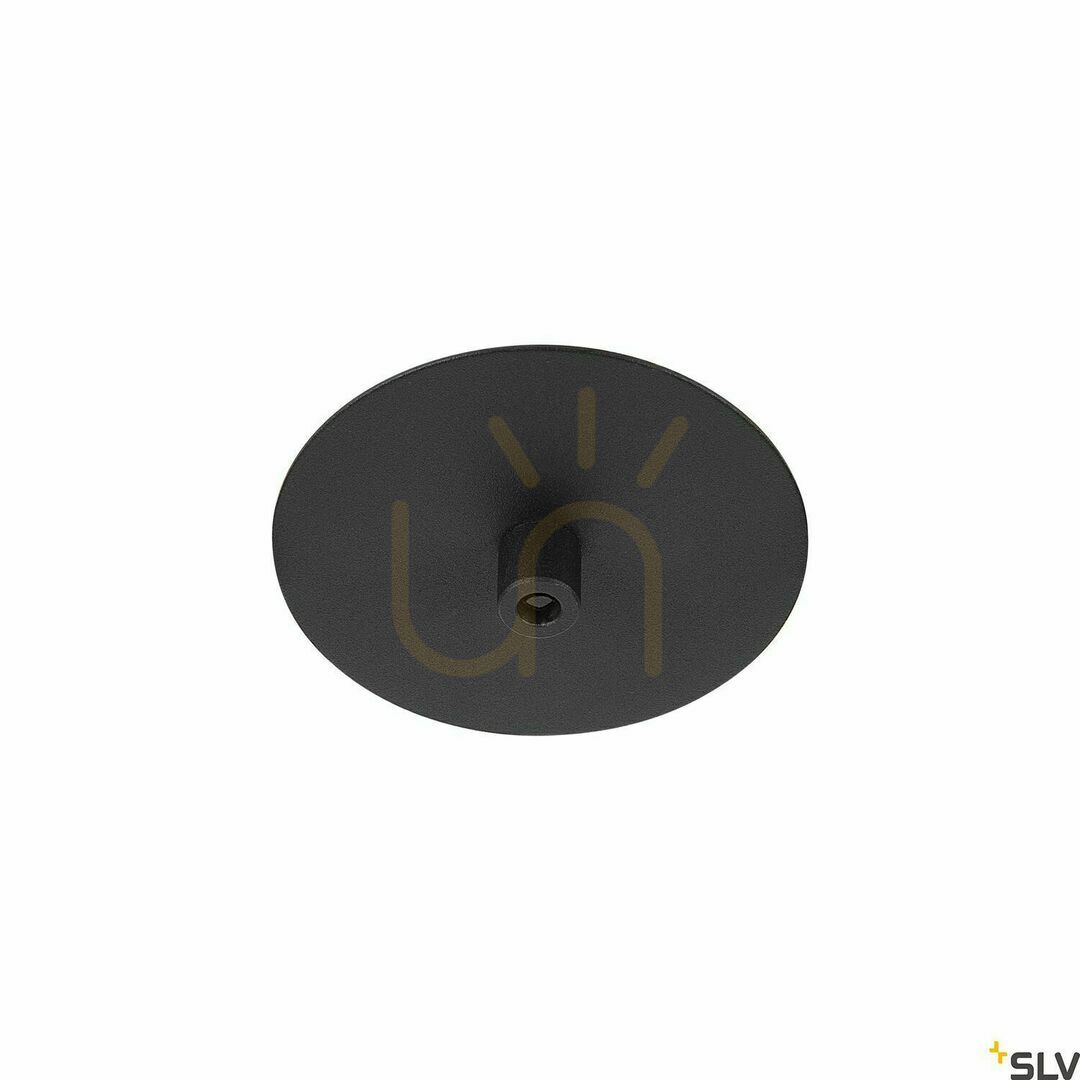 View Recessed Ceiling Rose SLV FITU Black 8.5 cm 1004674 Recessed Ceiling Rose SLV FITU Black 8.5 cm 1004674