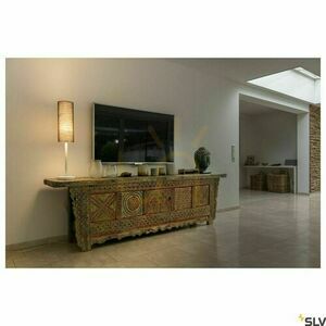 Lampshade SLV FENDA grey textile 15x40 cm 1004773 small 4