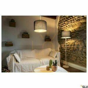 Lampshade SLV FENDA grey textile 45.5 cm 1004775 5 Lampshade SLV FENDA grey textile 45.5 cm 1004775 small 5