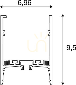 LED Profile SLV GRAZIA 60 Black Aluminum 150 cm 1004896 3 LED Profile SLV GRAZIA 60 Black Aluminum 150 cm 1004896 small 3