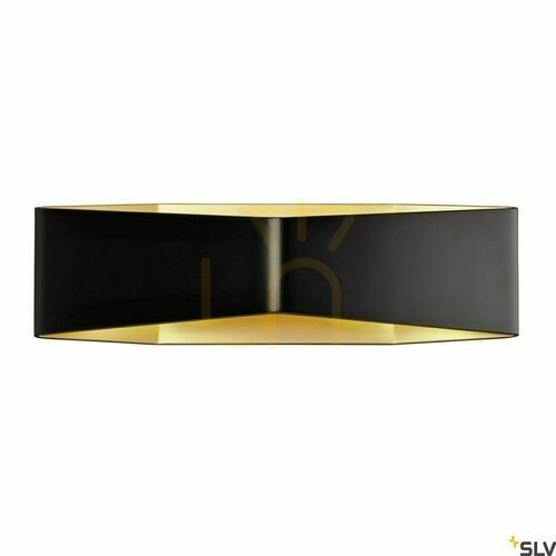 Check Indoor Wall Light SLV CARISO WL-4 Black Gold 21W 151740