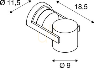 Surface-Mounted Lamp SLV OCULUS White/Transparent 11W 1004665 small 6