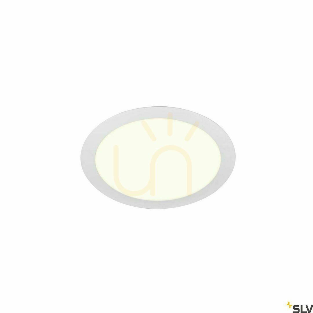 Recessed ceiling light SLV SENSER 24 DL white 13W 4000K 1004696