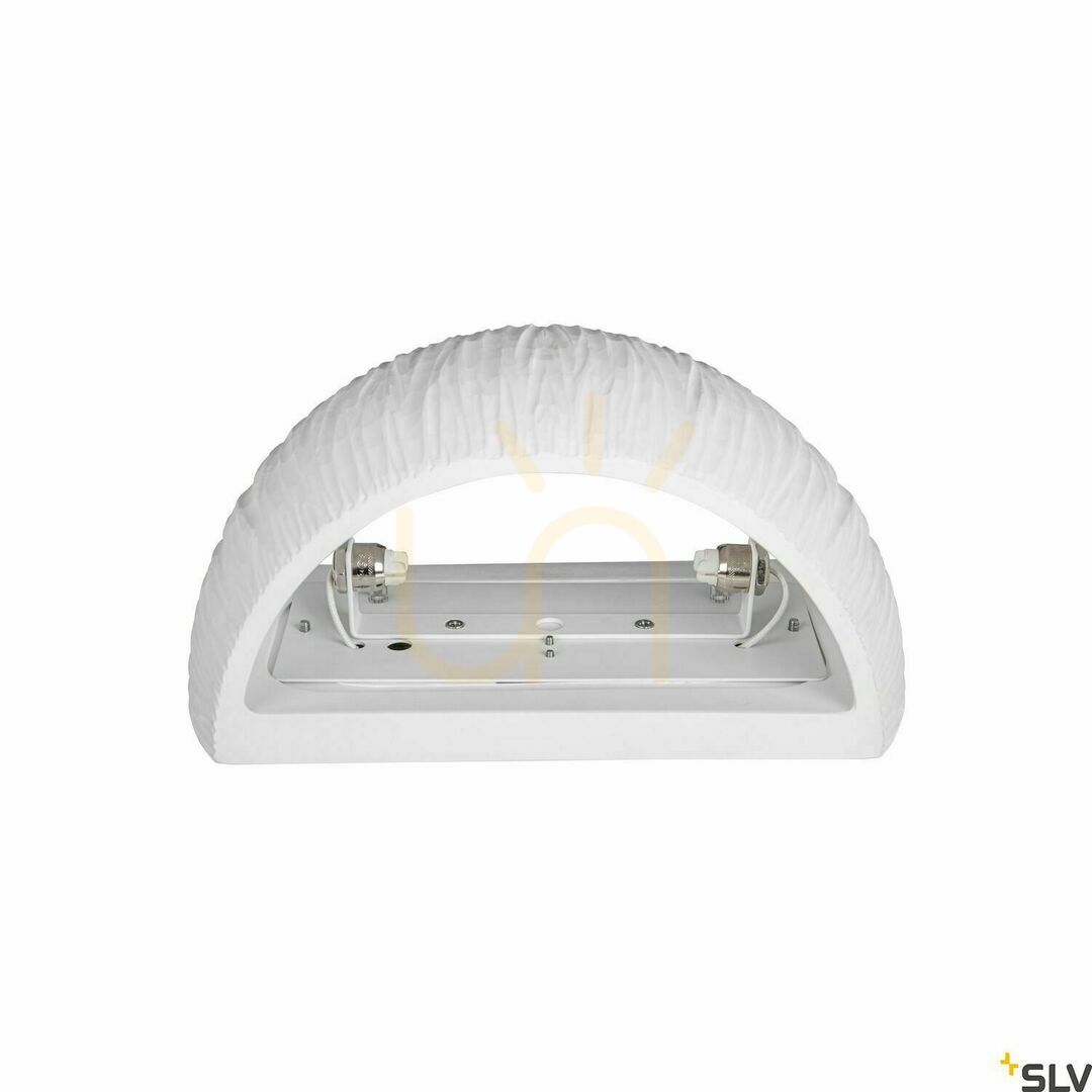 View Surface-Mounted Wall Lamp SLV PLASTRA WL Curved Curtain White Gypsum 1004732 Surface-Mounted Wall Lamp SLV PLASTRA WL Curved Curtain White Gypsum 1004732