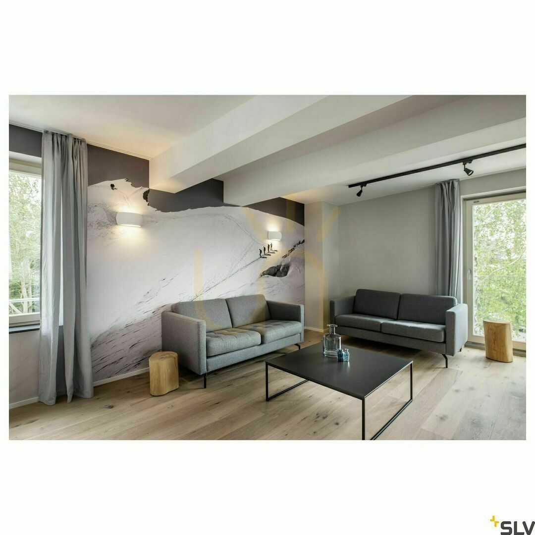 Check Surface-Mounted Wall Lamp SLV PLASTRA WL Curved Curtain White Gypsum 1004732 Surface-Mounted Wall Lamp SLV PLASTRA WL Curved Curtain White Gypsum 1004732