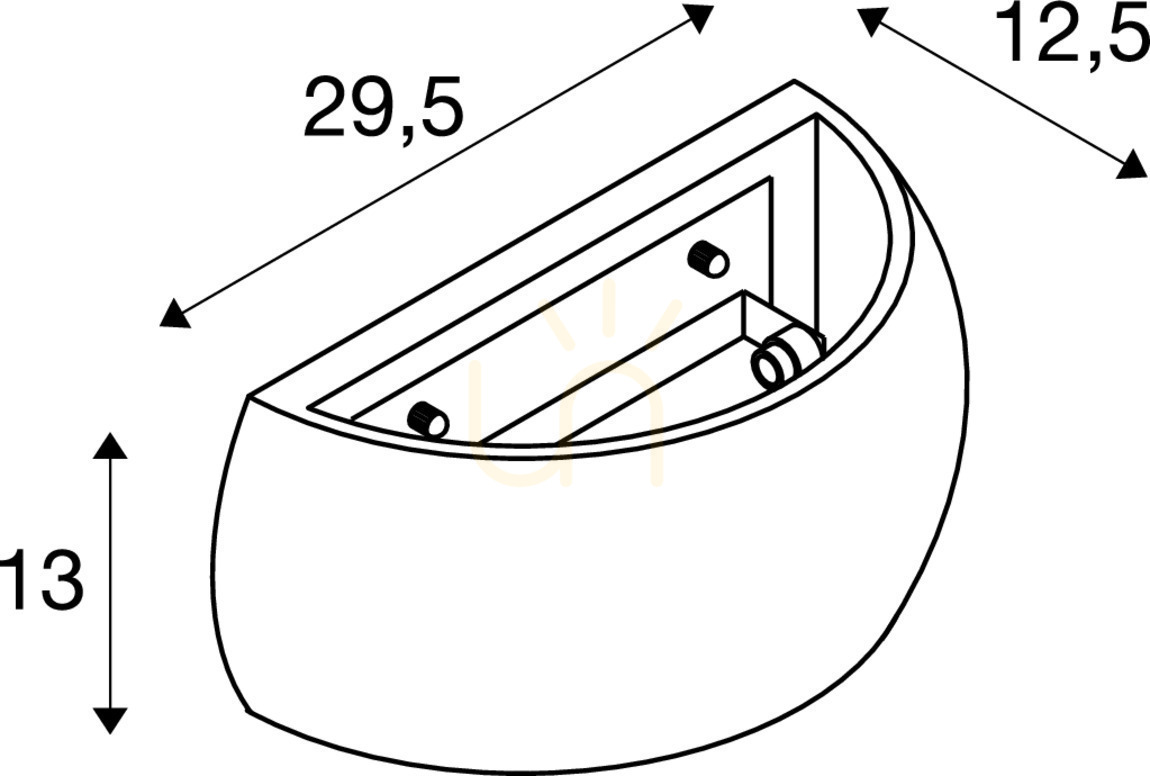 View Surface-Mounted Wall Lamp SLV PLASTRA WL Curved Curtain White Gypsum 1004732 Surface-Mounted Wall Lamp SLV PLASTRA WL Curved Curtain White Gypsum 1004732
