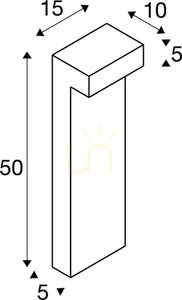Outdoor Post Light SLV L-LINE OUT 50 Anthracite 7W 3000/4000K IP65 1003537 4 Outdoor Post Light SLV L-LINE OUT 50 Anthracite 7W 3000/4000K IP65 1003537 small 4