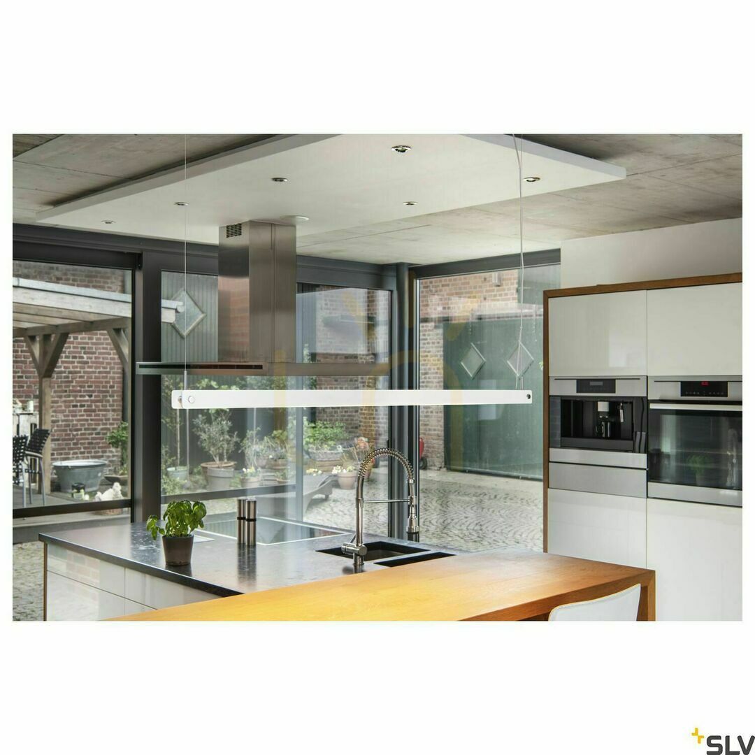 Show Pendant Light SLV NOYA White 120 cm 32W 2700/3000K 1003532 Pendant Light SLV NOYA White 120 cm 32W 2700/3000K 1003532