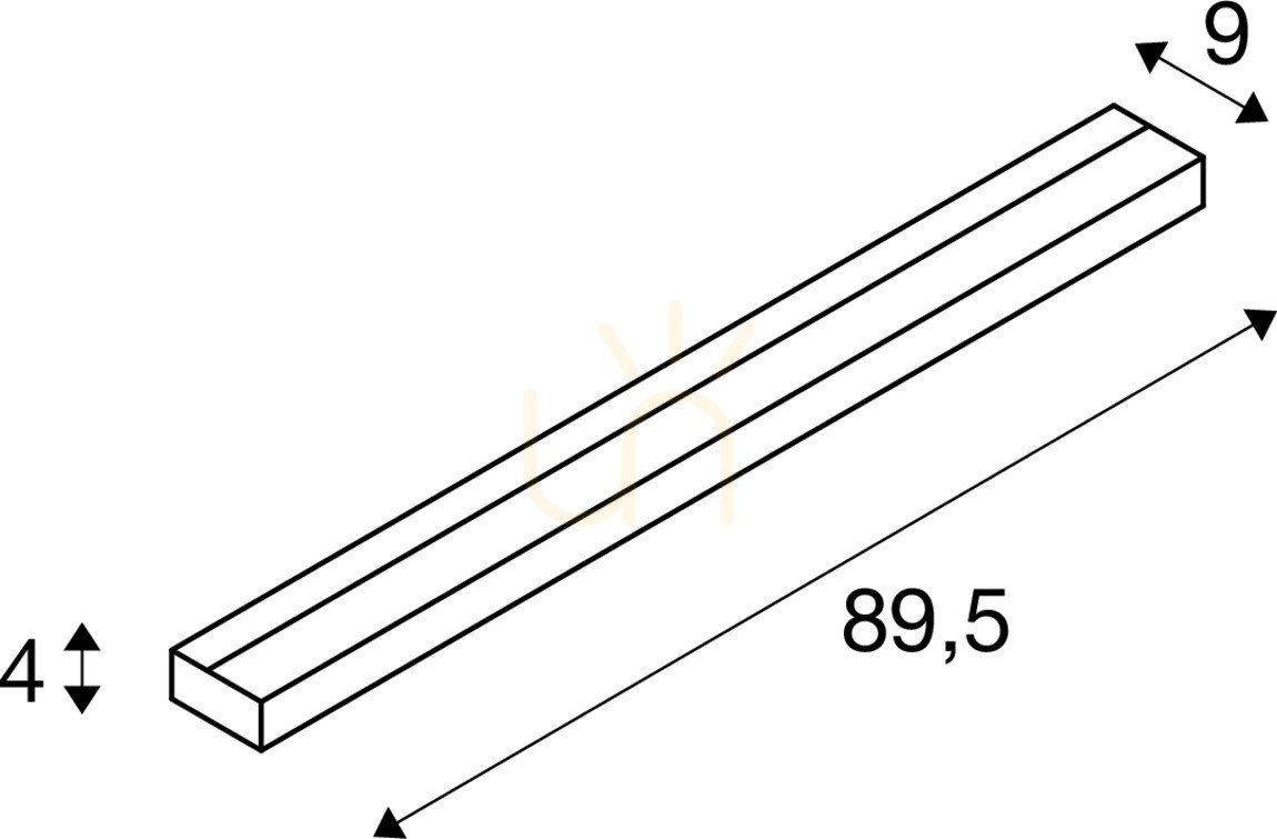 Preview Wall Light SLV SEDO 21 White 89.5 cm LED 3000K 151791 Wall Light SLV SEDO 21 White 89.5 cm LED 3000K 151791