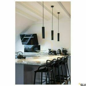 Pendant Light SLV ENOLA_B PD-1 Black GU10 Aluminum 151850 1 Pendant Light SLV ENOLA_B PD-1 Black GU10 Aluminum 151850 small 1