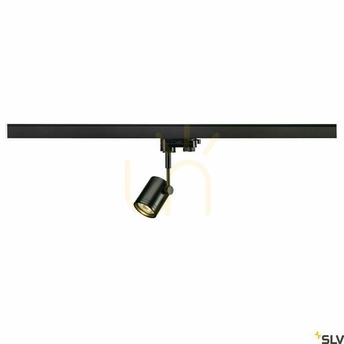 Check Track Light SLV BIMA 1 Black GU10 3-Circuit 152240