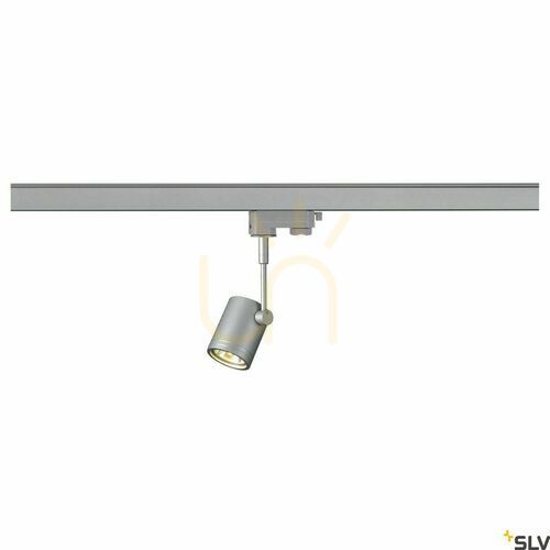 Check Track Light SLV BIMA 1 Grey GU10 3-Phase 230V 50W 152242