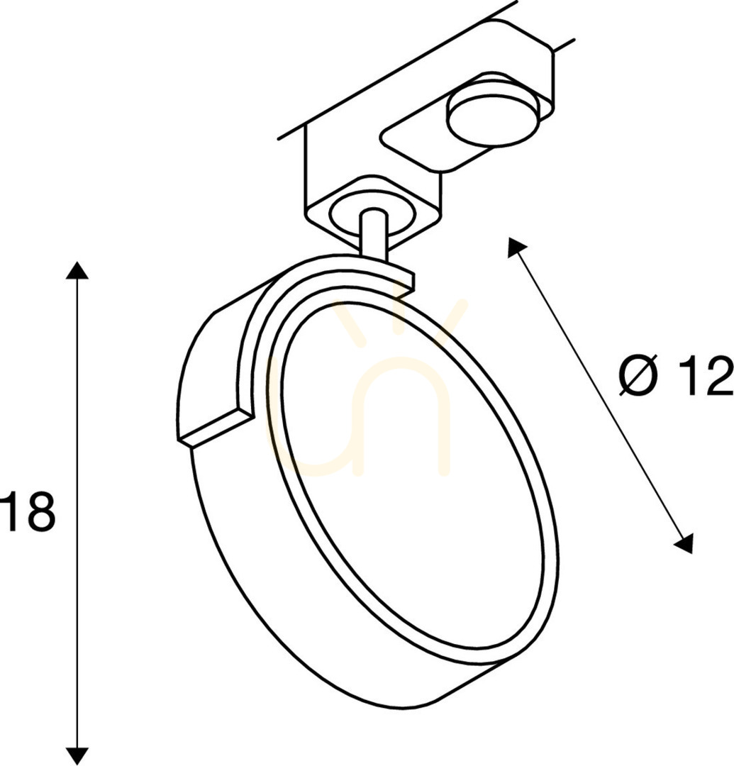 Show Track Light SLV KALU Track Black GU10 ES111 3-Circuit 152610 Track Light SLV KALU Track Black GU10 ES111 3-Circuit 152610