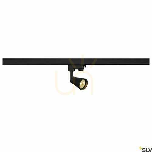 Check Track Light SLV AVO Black GU10 3-Phase 50W 152640