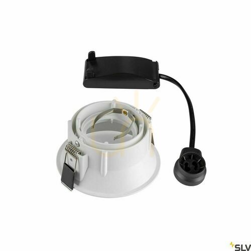 Check SLV HORN GU10 recessed downlight white tiltable 113141