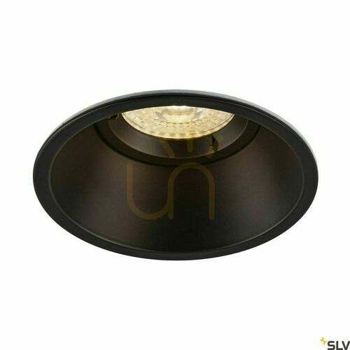 Check Recessed Light SLV HORN Black 25W 230V 103mm 113160