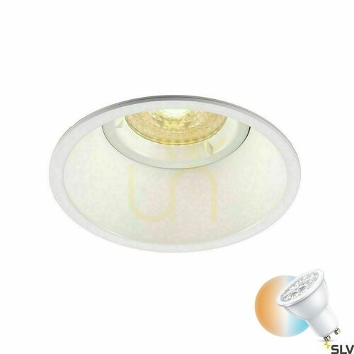 Check Recessed light SLV HORN white 25W 230V 113161
