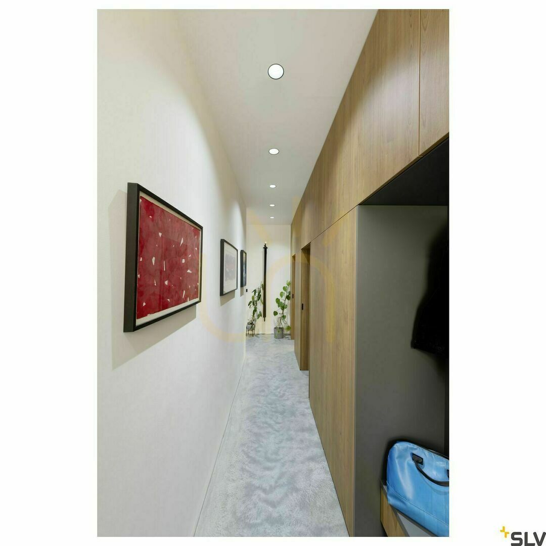 Show Recessed Light SLV HORN Black 75W 230V Steel 113170 Recessed Light SLV HORN Black 75W 230V Steel 113170