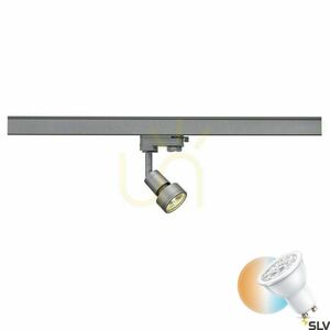 Track light SLV PURI 3-phase grey GU10 50W 153564 0 Track light SLV PURI 3-phase grey GU10 50W 153564 small 0