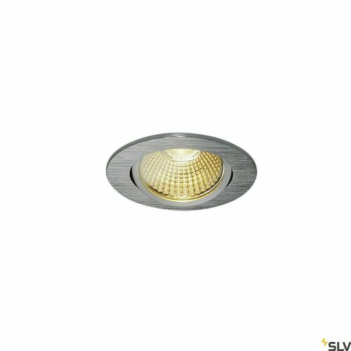 Check SLV NEW TRIA 68 round recessed LED light aluminium 11 W 3000 K 114386