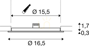 Recessed downlight SLV SENSER 18 white 10W 3000K 1003009 3 Recessed downlight SLV SENSER 18 white 10W 3000K 1003009 small 3