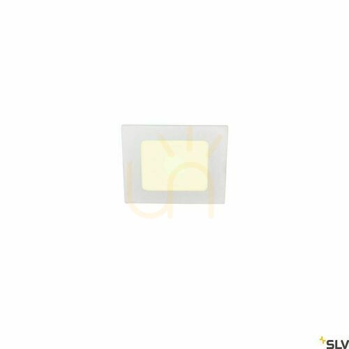 Check Recessed luminaire SLV SENSER 12 white 6.5W 3000K 420lm 1003011