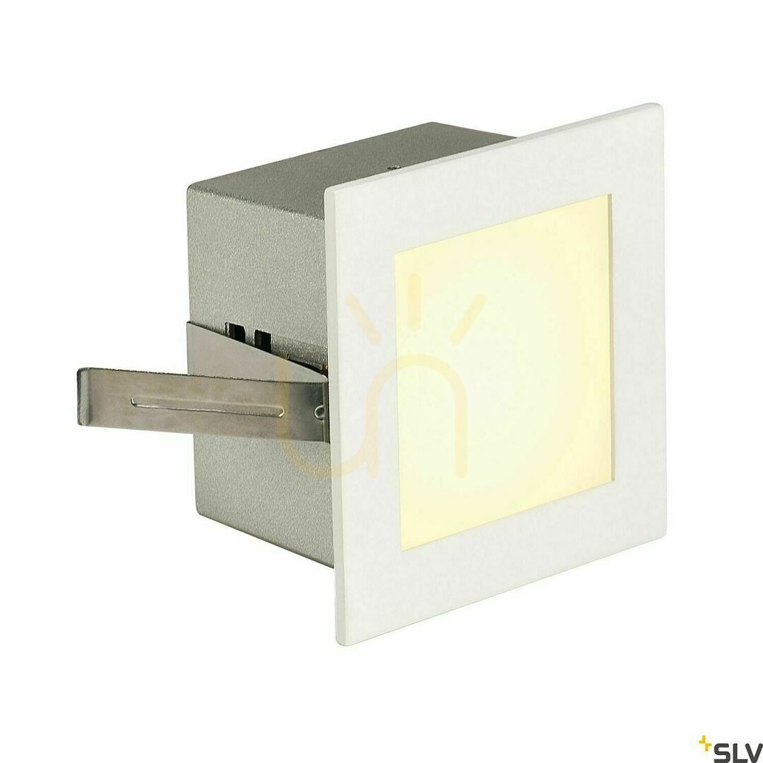 Recessed wall and ceiling light SLV FRAME BASIC white 1W 3000K 113262