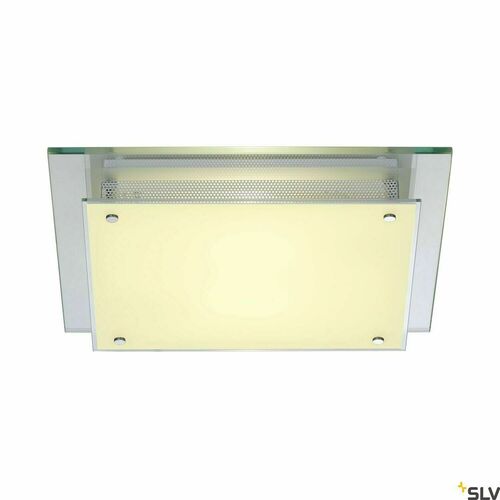 Check Recessed Luminaire SLV GLASSA Chrome Transparent Glass E27 60W 155180