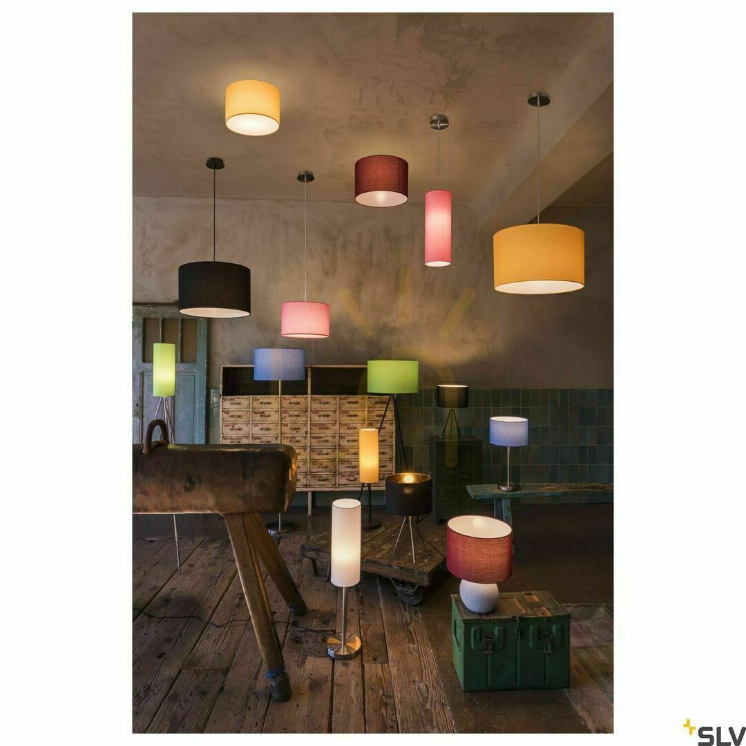 Display Ceiling Light Rosette SLV FENDA White Steel E27 12 cm 155551 Ceiling Light Rosette SLV FENDA White Steel E27 12 cm 155551
