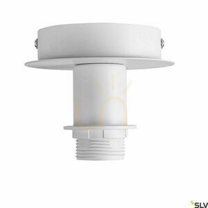Ceiling Light Rosette SLV FENDA White Steel E27 12 cm 155551 0 Ceiling Light Rosette SLV FENDA White Steel E27 12 cm 155551 small 0