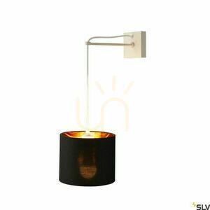 Lampshade SLV FENDA Black Copper Textile 30 cm 155592 1 Lampshade SLV FENDA Black Copper Textile 30 cm 155592 small 1