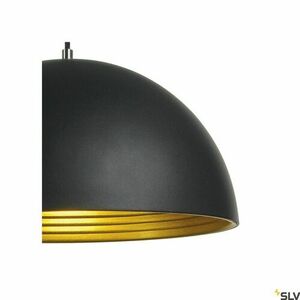Pendant Light SLV FORCHINI M PD-2 Black/Gold 40 cm 155910 small 2