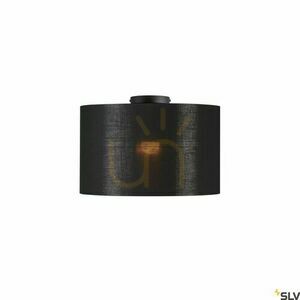 Lampshade SLV FENDA Black Copper Textile 45.5 cm 156122 1 Lampshade SLV FENDA Black Copper Textile 45.5 cm 156122 small 1