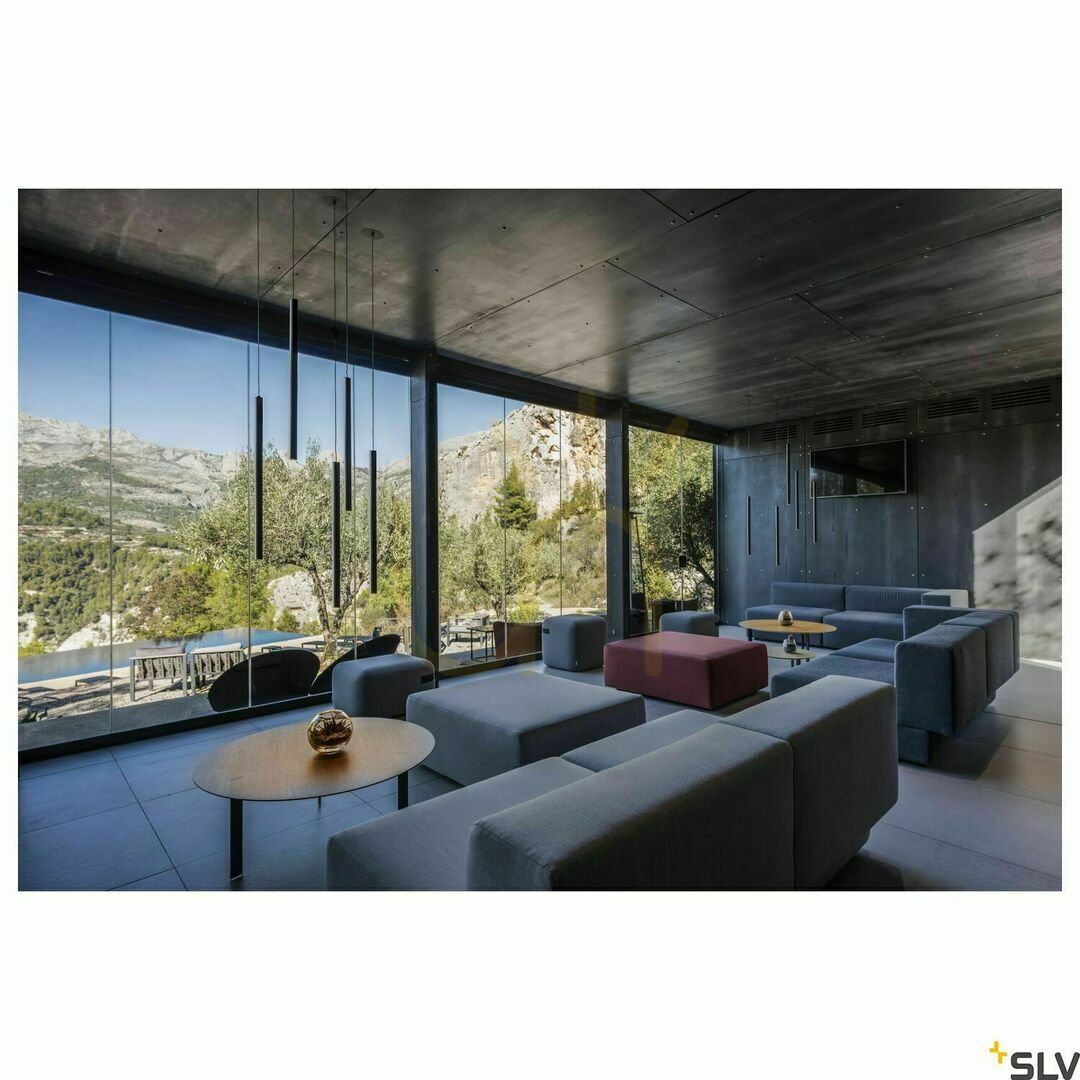 Display Pendant Light SLV HELIA 30 Recessed Black LED 7.5W 3000K 158400 Pendant Light SLV HELIA 30 Recessed Black LED 7.5W 3000K 158400