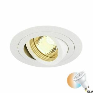 Recessed light SLV New Tria 1 white GU10 50W 230V 113510 small 0