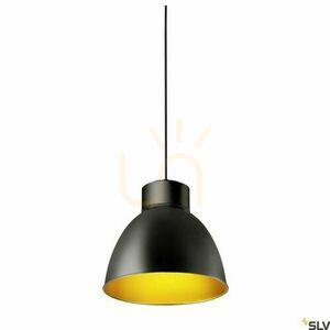 Pendant Light SLV PARA DOME E27 Black Aluminum 12.7 cm 1005214 small 1