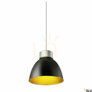 Pendant Light SLV PARA DOME E27 Grey Aluminum 12.7 cm 1005215 small 1